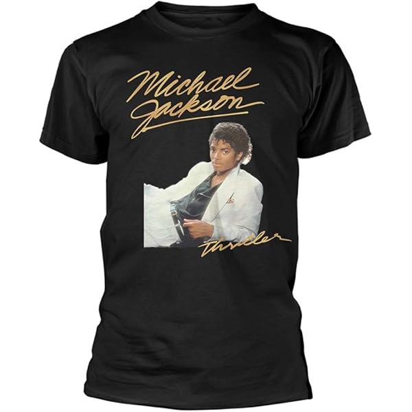 Michael Jackson 'Thriller' T-Shirt (Small) Black : Amazon.co.uk